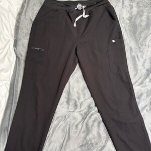 Figs Women's Black XL Tall Scrub Pants